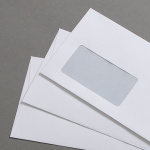 Icon 3 - Zeta matt Couverts DIN lang mit Fenster Brillantweiss