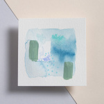 Icon 4 - Carte Mixed Media bianco naturale 90 x 90 mm 