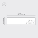 Icon 5 - Edelpost Karten DIN lang querdoppelt 