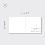 Icon 5 - Karten Weiss 155 x 155 mm 250 g/m² 