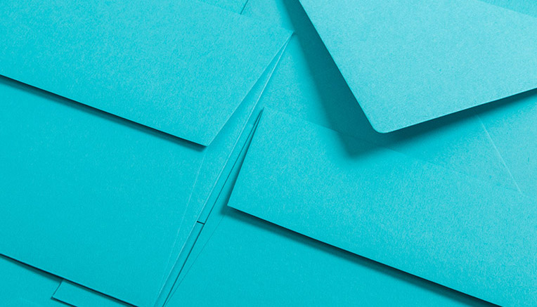Colorplan Carte e buste in tonalità di colore Torquise