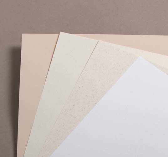 Diploma stampato su carta a mano con sfondo in lino opalino A3